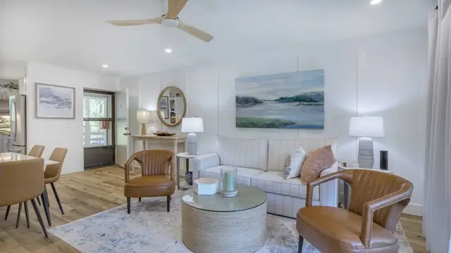 Living room at Fiddler’s Cove 24E
